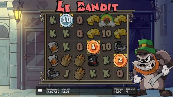 Le Bandit Spilleautomat Spænding og Gevinster venter Le Bandit Spilleautomat Spænding og Gevinster venter